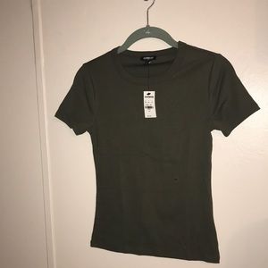 Olive green tee